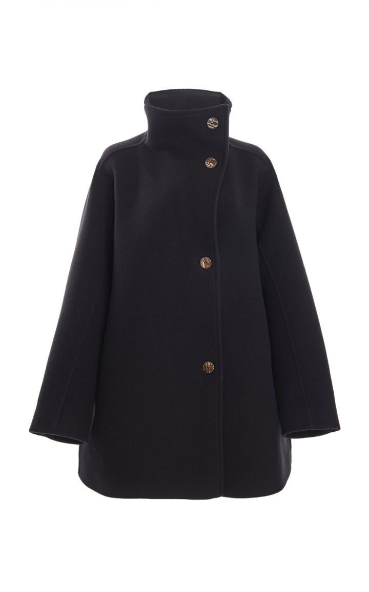 Acne Studios Oralis Funnelneck Wool-blend Coat