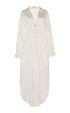 Moda Operandi White Story Helena Silk-satin Maxi Dress