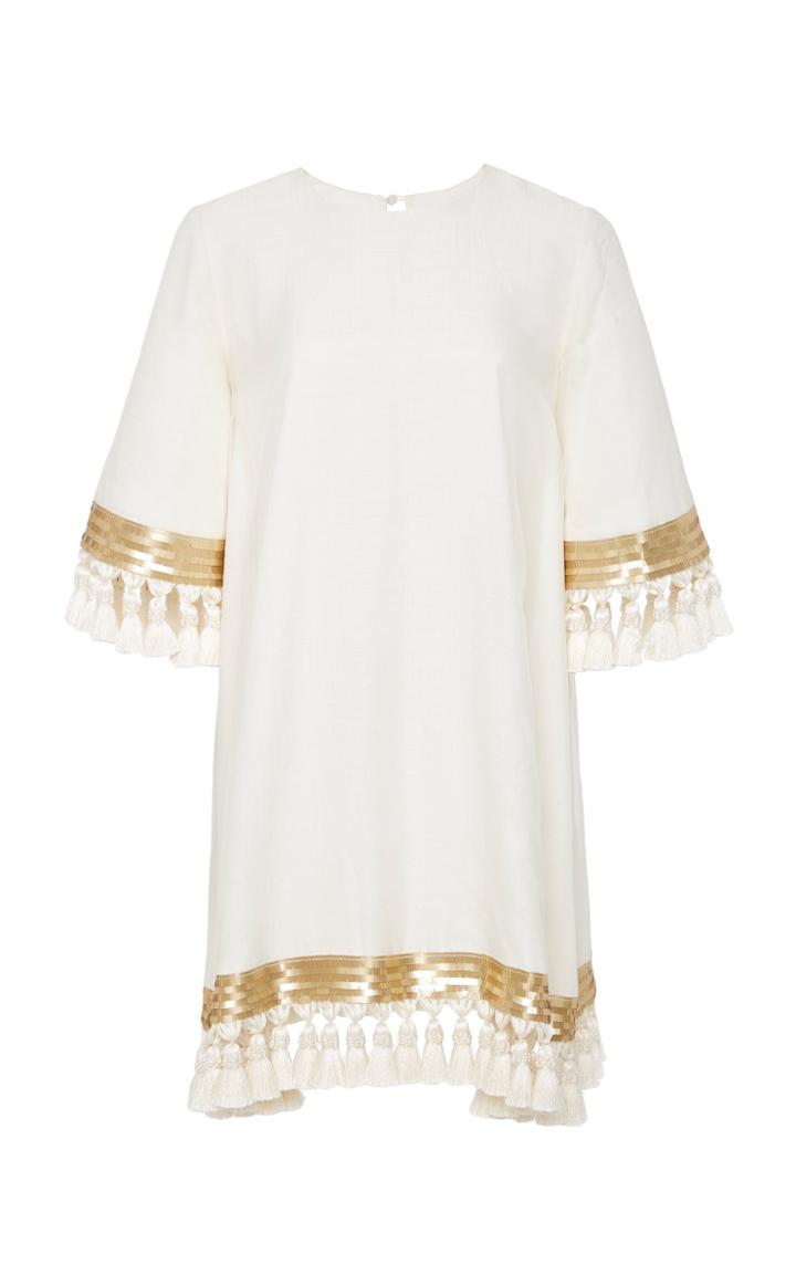 Mestiza New York Shimmy Shimmy Silk Tassel Dress