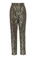 Dolce & Gabbana Tapered Metallic Jacquard Trousers