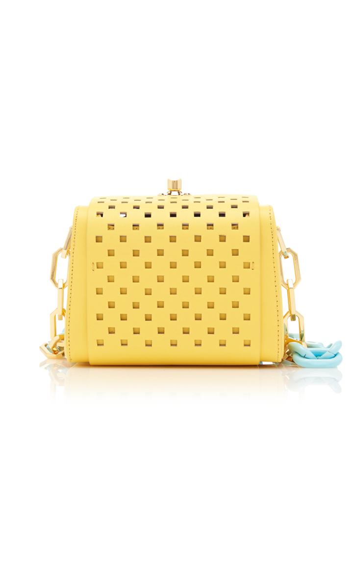 Moda Operandi The Volon Po Cube Leather Shoulder Bag