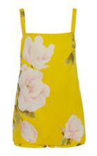 Moda Operandi Valentino Floral Cotton-blend Skort Romper