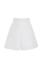 Delpozo High Waisted Satin Shorts