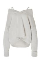 Maison Margiela Off-the-shoulder Wool-blend Sweater