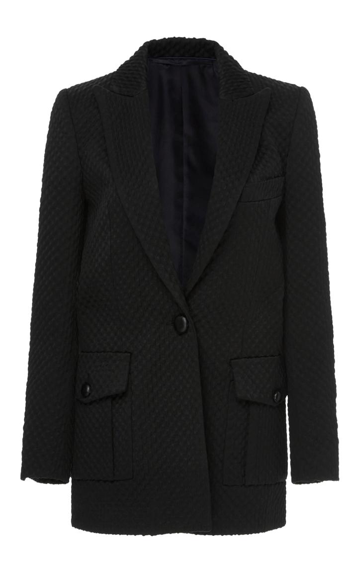 Blaz Milano Quilted Peak Lapel Blazer