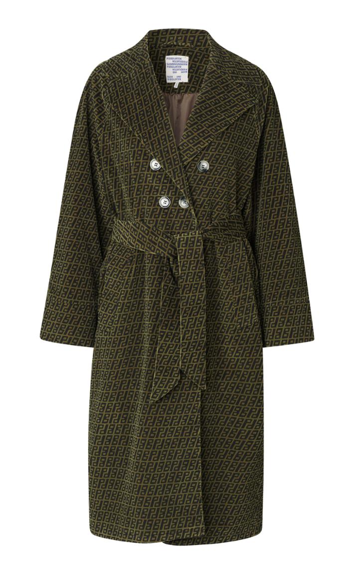 Moda Operandi Baum Und Pferdgarten Doretta Waist-tie Corduroy Coat