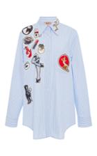 N 21 N&deg;21 Embroidered Hortensia Shirt