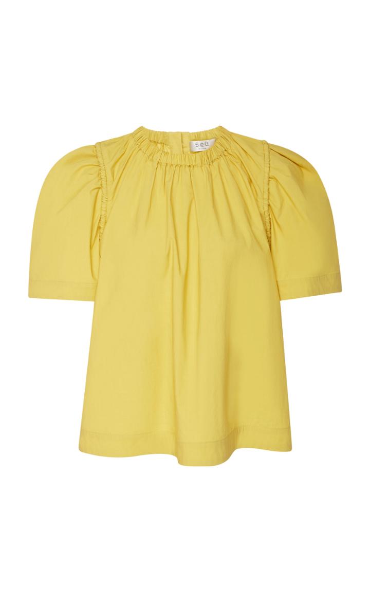 Sea Luna Puff Shoulder Top