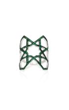 Ralph Masri M'o Exclusive Arabesque Emerald Ring