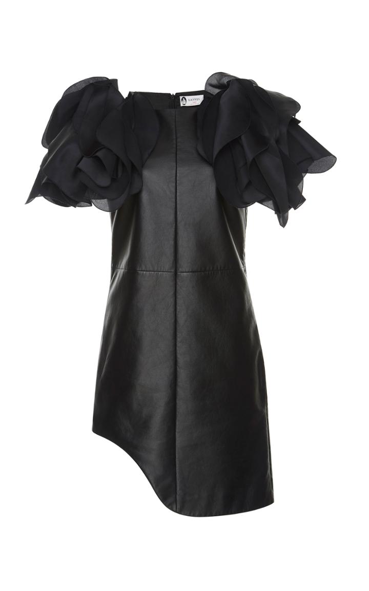 Lanvin Embellished Sleeve Mini Dress