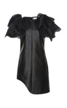 Lanvin Embellished Sleeve Mini Dress