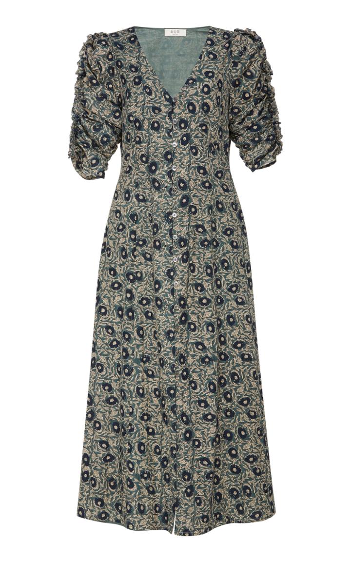 Sea Lucia Cotton Printed Dress