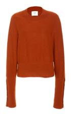 Bassike Button Sleeve Cashmere Pullover