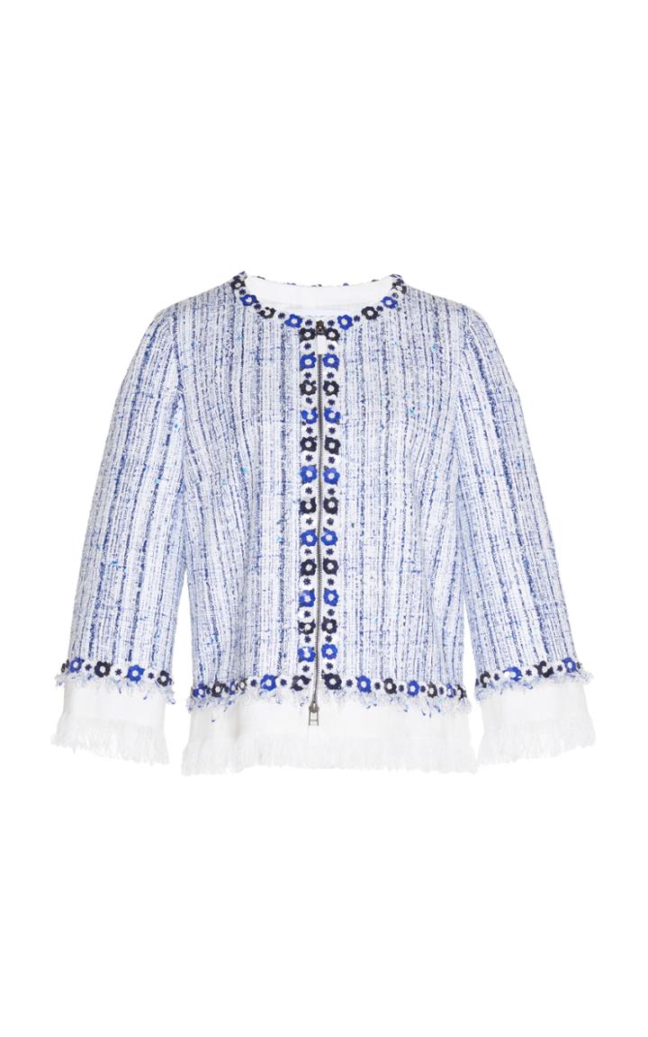Andrew Gn Frayed Hem Jacket