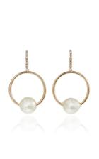 Dannijo Watts 10k Gold-plated Brass, Pearl And Glass Crystal Earrings
