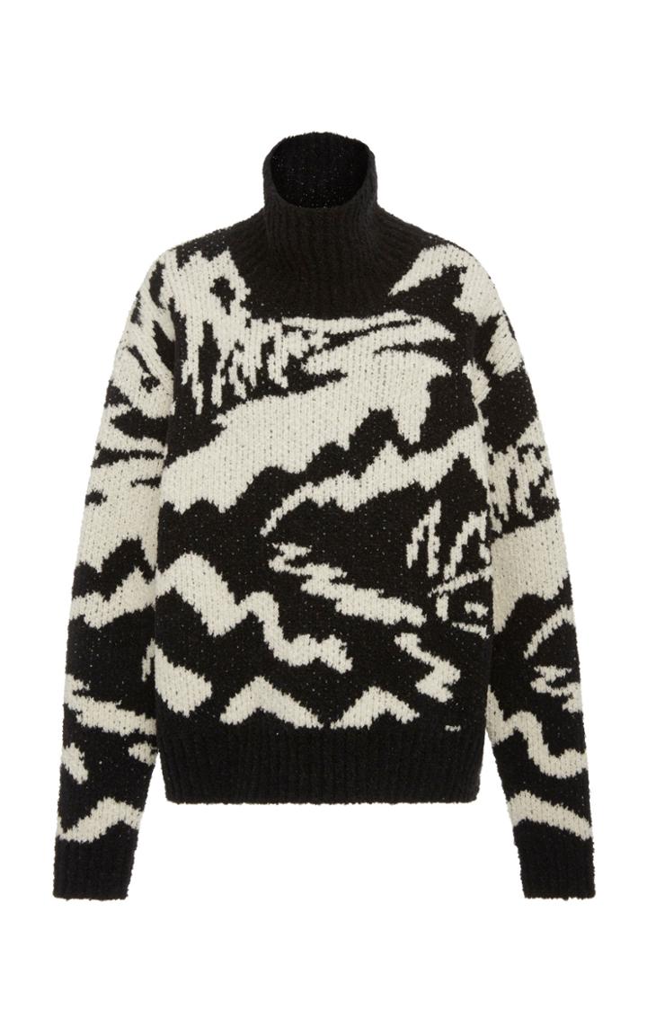 Missoni Long Sleeve Mock Sweater Neck