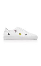 Axel Arigato Emoji Embroidered Leather Sneakers