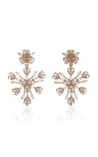 Fallon Snowflake Gold-tone And Crystal Earrings