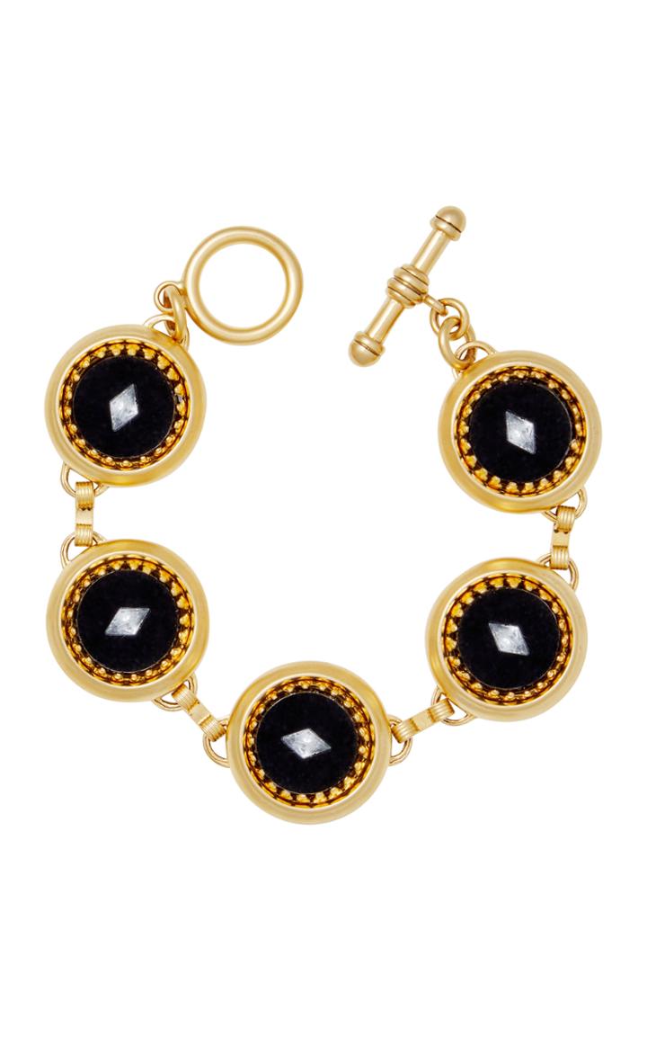 Moda Operandi Brinker & Eliza Gold-plated And Onyx Bubble Bracelet