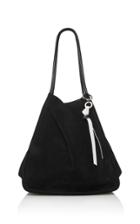 Proenza Schouler Leather-trimmed Suede Tote