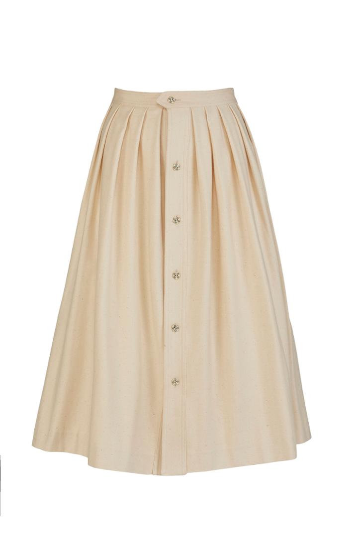 Giuliva Heritage Collection Giovanna Stretch Cotton Skirt