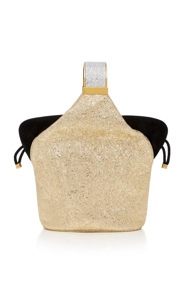 Bienen Davis M'o Exclusive Kit Gold Leather Tote