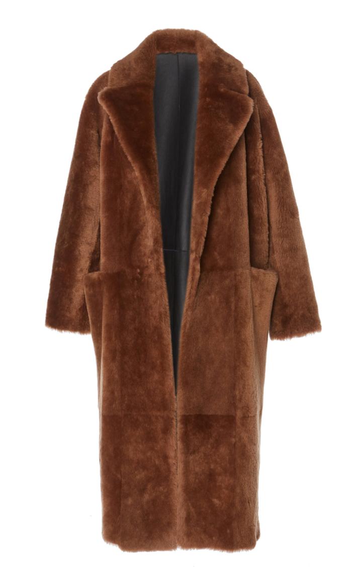Common Leisure Love Reversible Shearling Coat