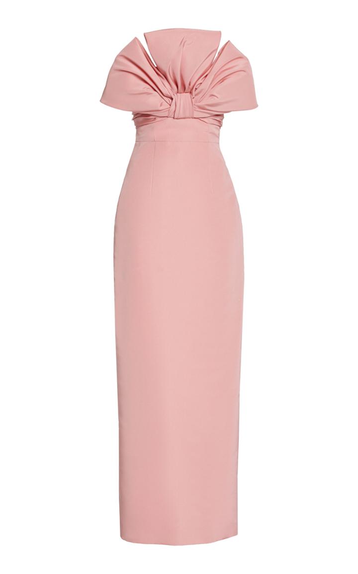 Moda Operandi Carolina Herrera Dramatic Bow Silk Faille Gown