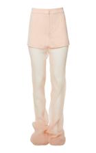 Mach & Mach Sheer Pastel Flared Pants