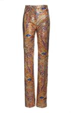 Moda Operandi Paco Rabanne Low-rise Printed Lurex Pants