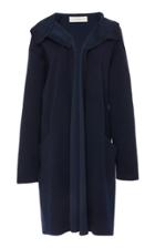 Cyclas Wool Blend Hooded Coat