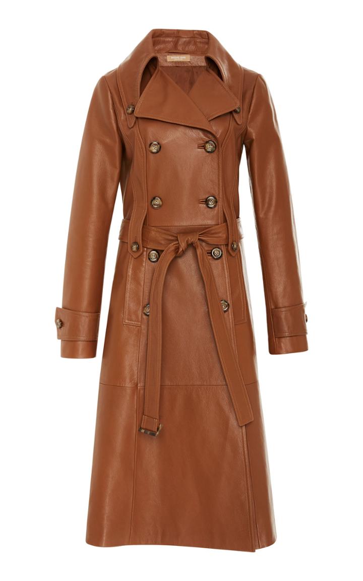 Michael Kors Collection Knee Length Trench Coat