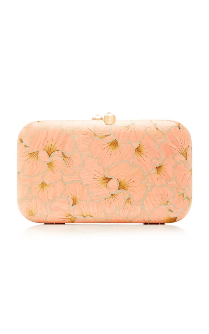 Silvia Furmanovich Marquetry Chrysanthemum Clutch