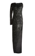 Moda Operandi Nervi Kendall One-sleeve Sequined Dress