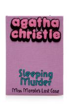 Olympia Le-tan Sleeping Murder Embroidered Canvas Clutch