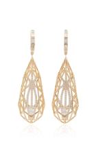 Hueb Baguette & Pear Shaped Diamond Earrings