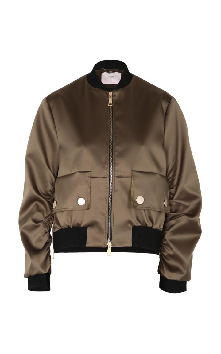 Dorothee Schumacher Glossy Notion Bomber Jacket