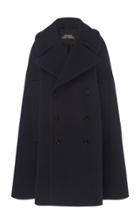 Marc Jacobs Collared Double-breasted Wool Cape