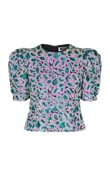 Rotate Christina Sequin Top