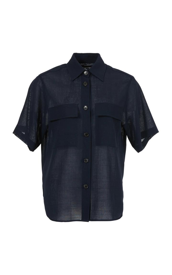 Moda Operandi Lvir Summer Wool-blend Shirt Size: M