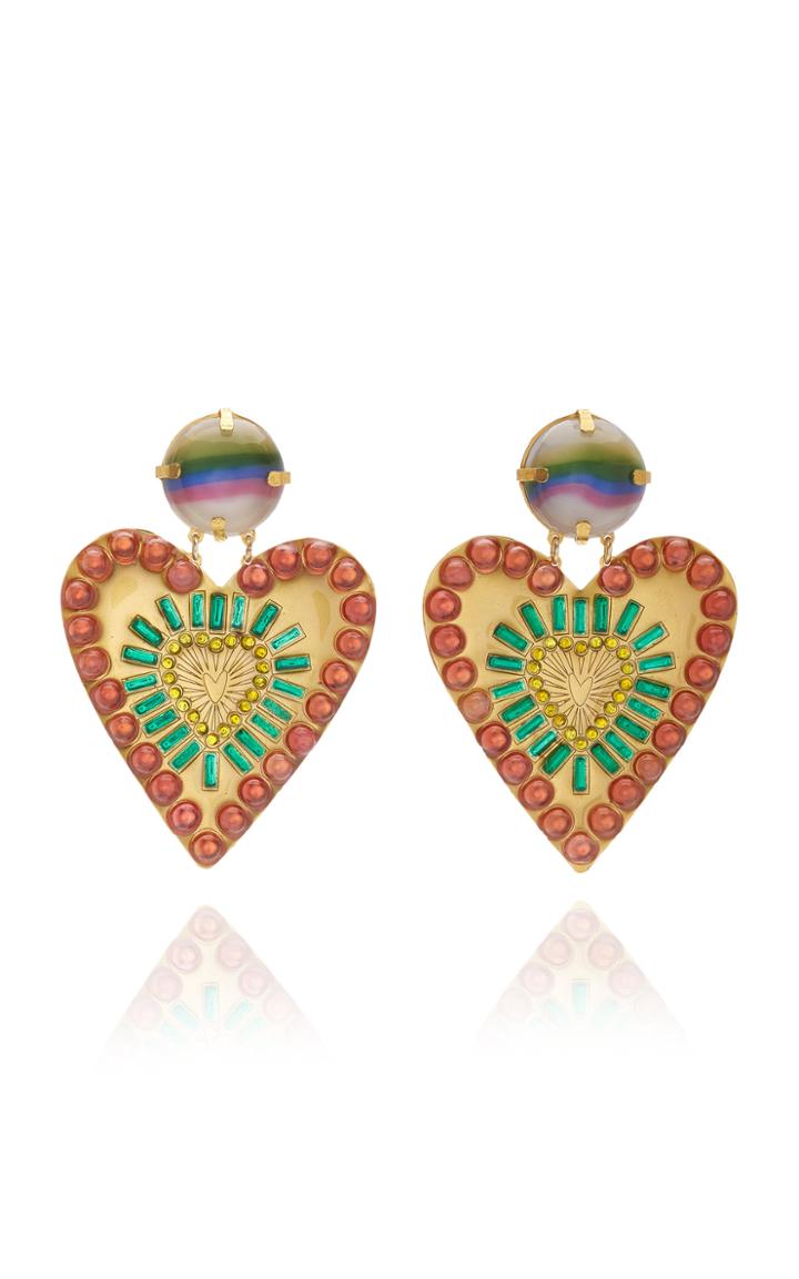 Mercedes Salazar Latin Heart Earrings