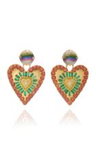 Mercedes Salazar Latin Heart Earrings