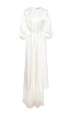 Moda Operandi Gabriela Hearst Hestia Fringe Silk Maxi Dress Size: 38