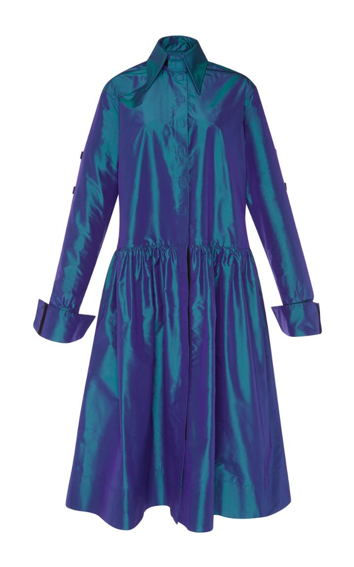 Christopher Kane Velcro Taffeta Shirt Dress