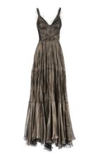 Moda Operandi Maria Lucia Hohan Kendi Lace-trimmed Mousseline Gown Size: 34