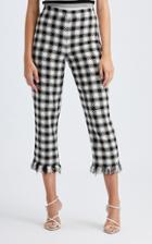 Moda Operandi Oscar De La Renta Straight-leg Cropped Plaid Pant