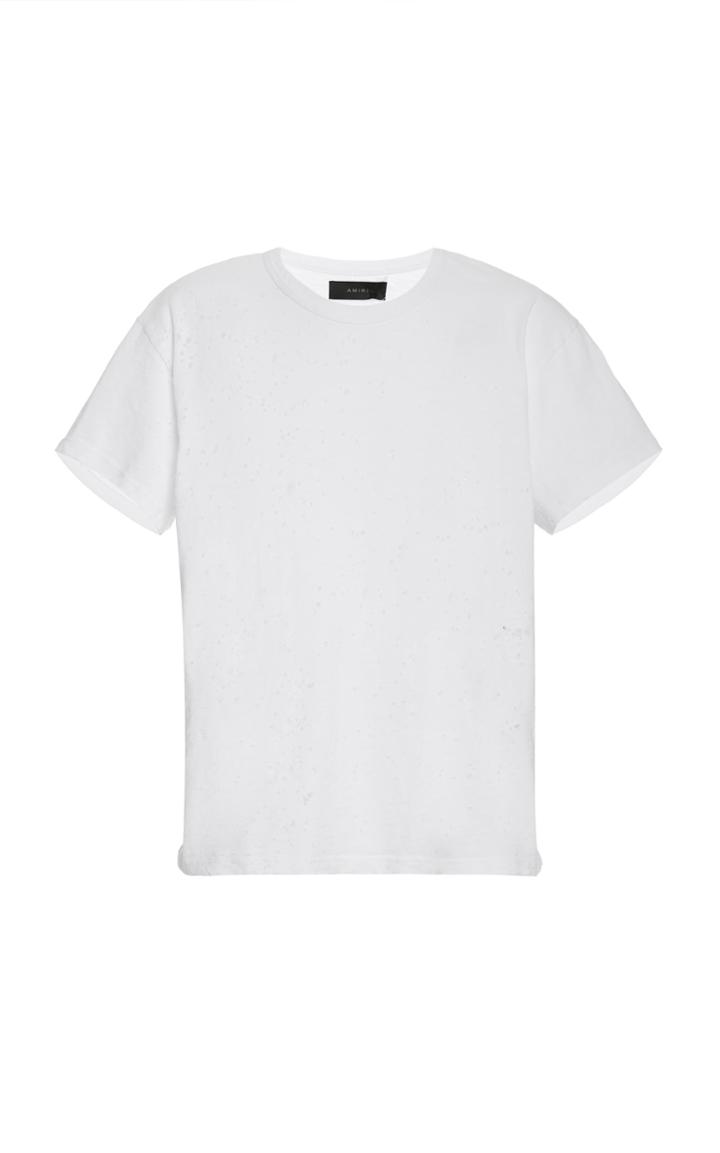 Amiri Shotgun Distressed Cotton-jersey T-shirt
