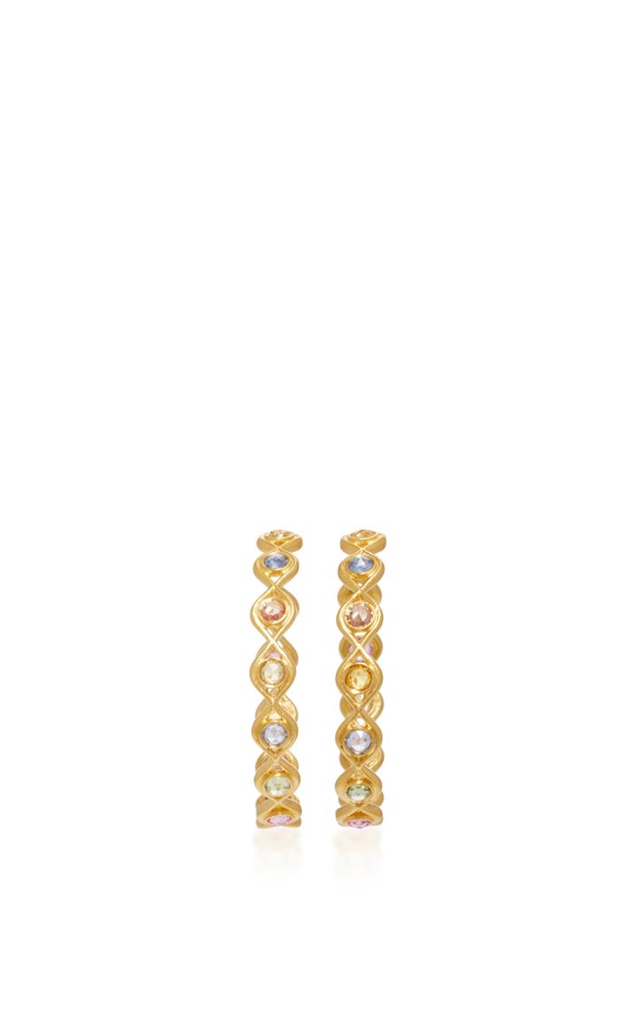 Jamie Wolf 18k Gold Sapphire Earrings