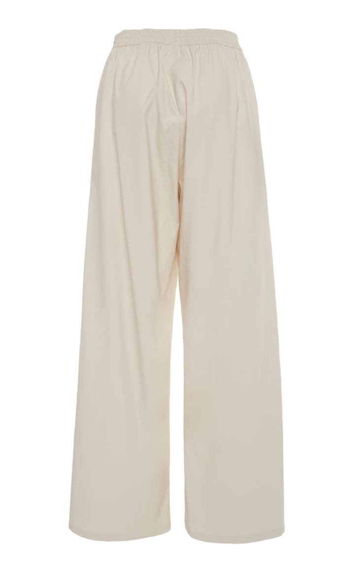 Mm6 Crepe Wide-leg Trousers