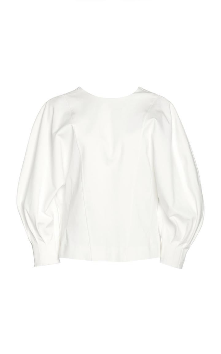 Moda Operandi Piece Of White Bailey Open-back Button Detailed Shirt